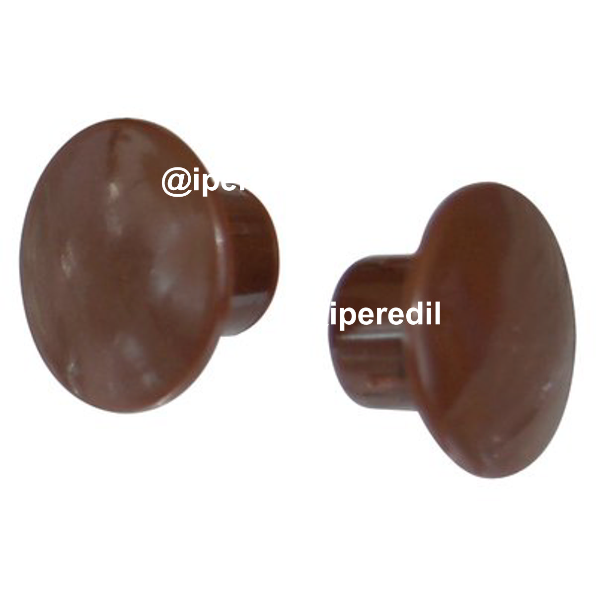 TAPPO COPRIFORO PLASTICA MARRONE MM 8