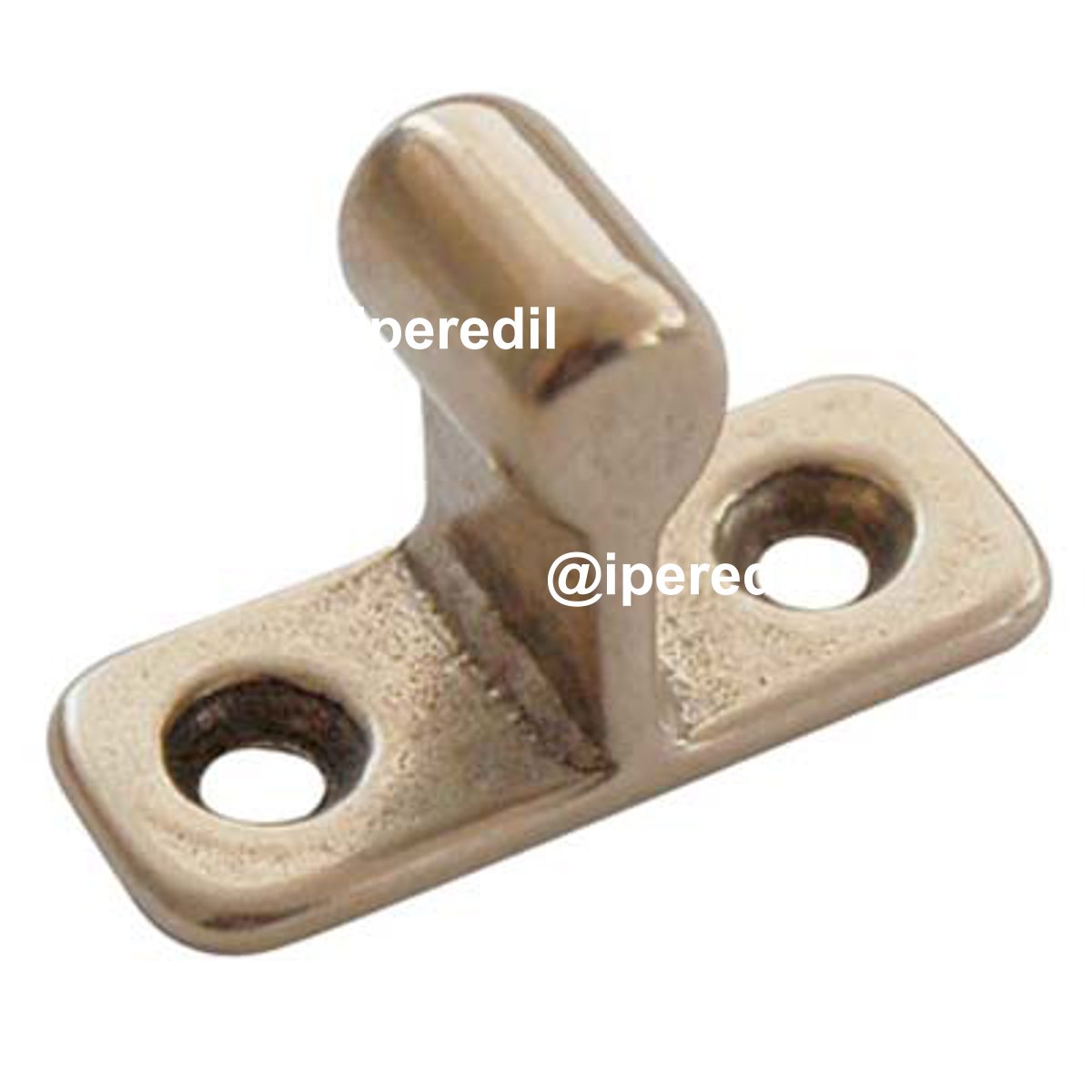 INCONTRO FERMAPORTA A PINZA AD AVVITARE MM 14X34 H.MM 24 OTTONE LUCIDO