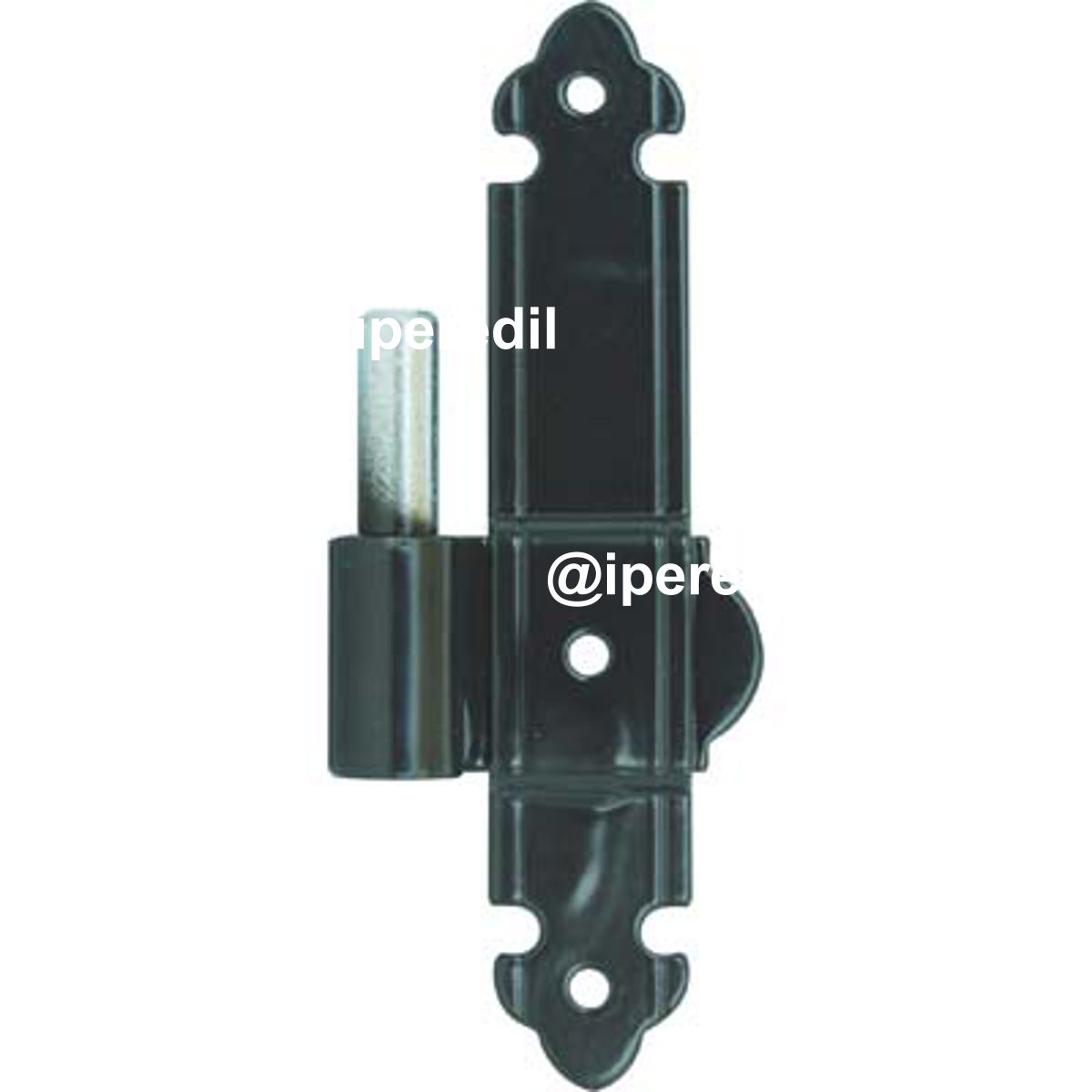CARDINE PERSIANA LAMA A FILO VALGARDENA DDF VERN NERO MM 30X160 PERNO FISSO MM 12 SX