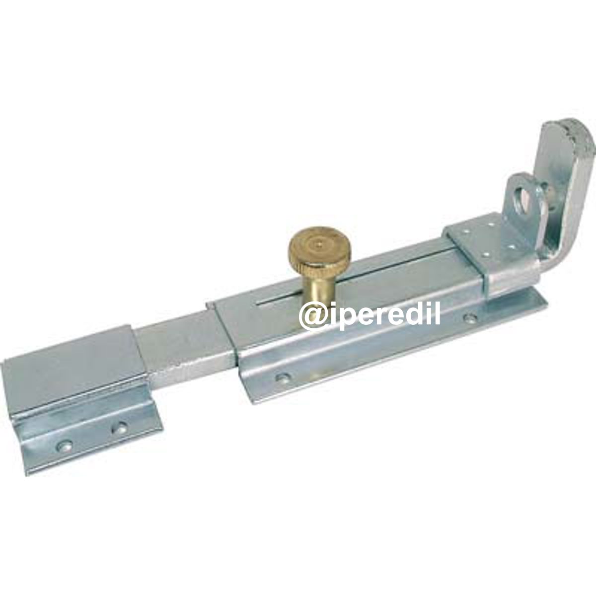 CATENACCIO PORTALUCCHETTO PIATTO PESANTE 38 IBFM ZINCATO PIASTRA LARGA MM 57 MM 10X25 CM 20