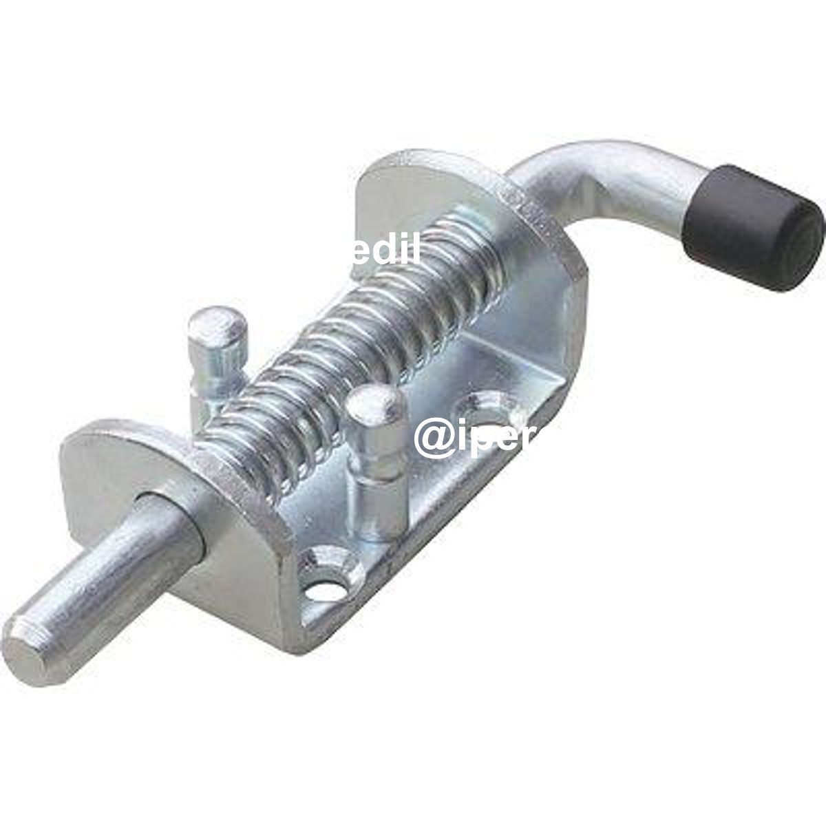 CATENACCIO + MOLLA TONDO 057 IBFM ZINCATO PIASTRA MM 40 CM 7,5/13,5