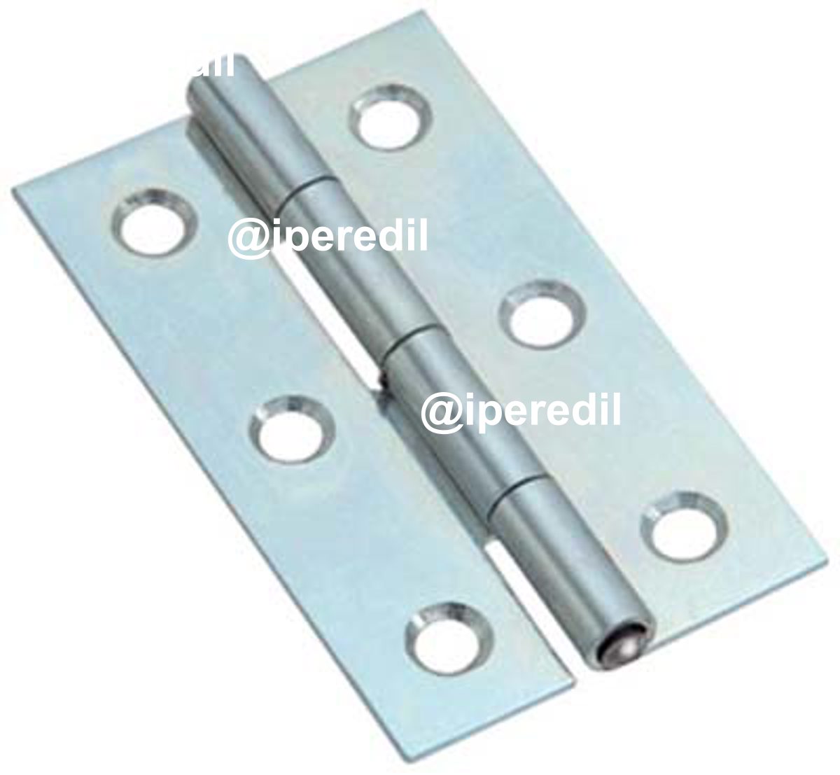 CERNIERA STRETTA 323 VALTOCE ACCIAIO ZINCATO PERNO FISSO MM 40X29X0,9