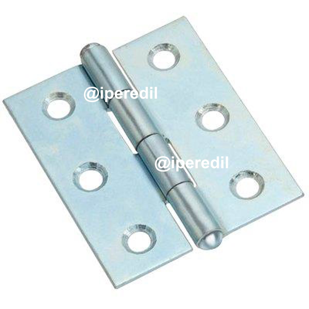 CERNIERA MEZZA LARGA 838 VALTOCE ACCIAIO ZINCATO PERNO FISSO MM 87X58X1,7