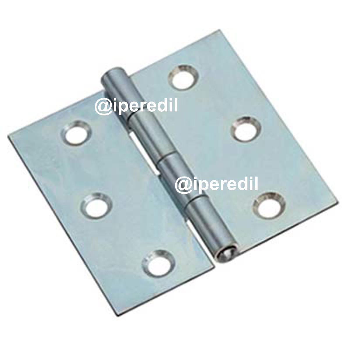 CERNIERA QUADRA 317 VALTOCE ACCIAIO ZINCATO PERNO FISSO MM 50X50X0,9