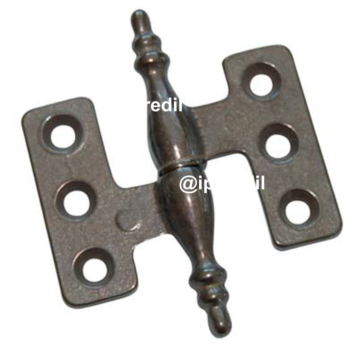 CERNIERA BAROCCO ALA PIANA OTTONE BRONZATO MM 65X55 DX