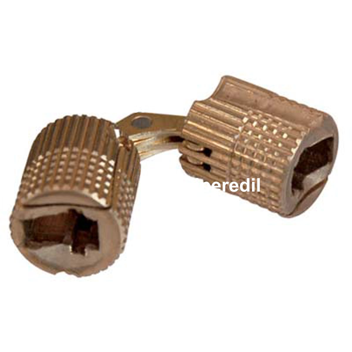 CERNIERA A CILINDRO INVISIBILE OTTONE LUCIDO D.MM 12