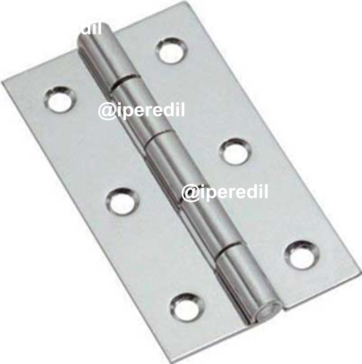 CERNIERA STRETTA 3323 VALTOCE INOX PERNO FISSO MM 40X30X0,8