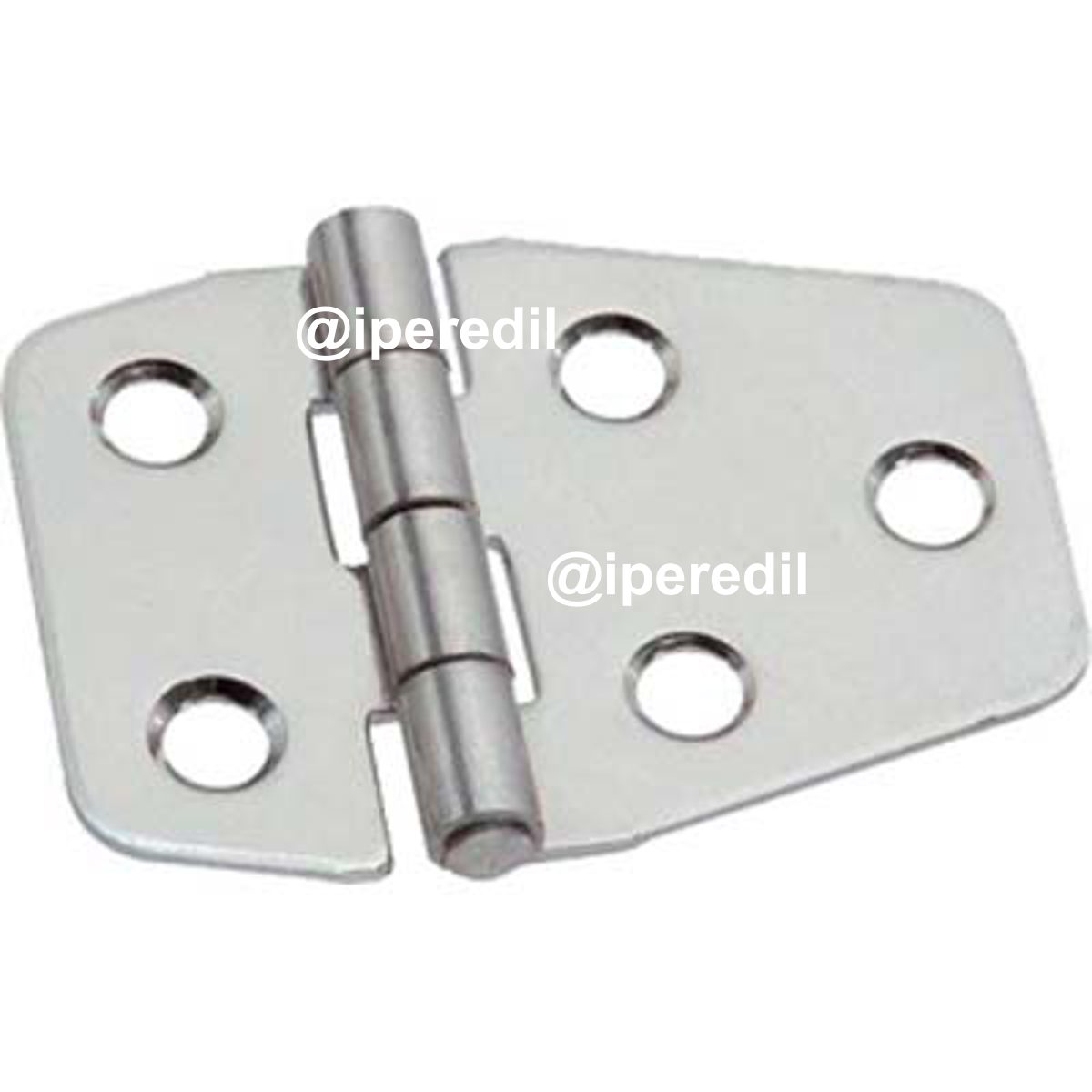CERNIERA NAUTICA 3372 VALTOCE INOX PERNO FISSO MM 40X55X1,5