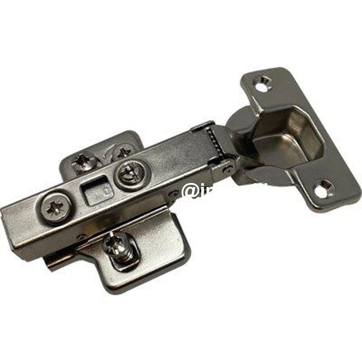 CERNIERA INCASSO 94° RALLENTATA + BASETTA COLLO 9 ACC NICH F.MM 35X11 REGISTRABILE