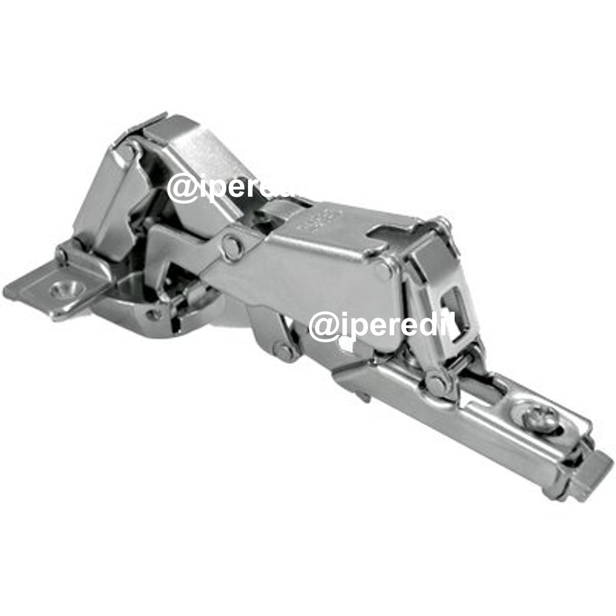 CERNIERA INCASSO 165° RALLENTATA 214 DANCO +CLIP COLLO 0 ACC NICH F.MM 35X11