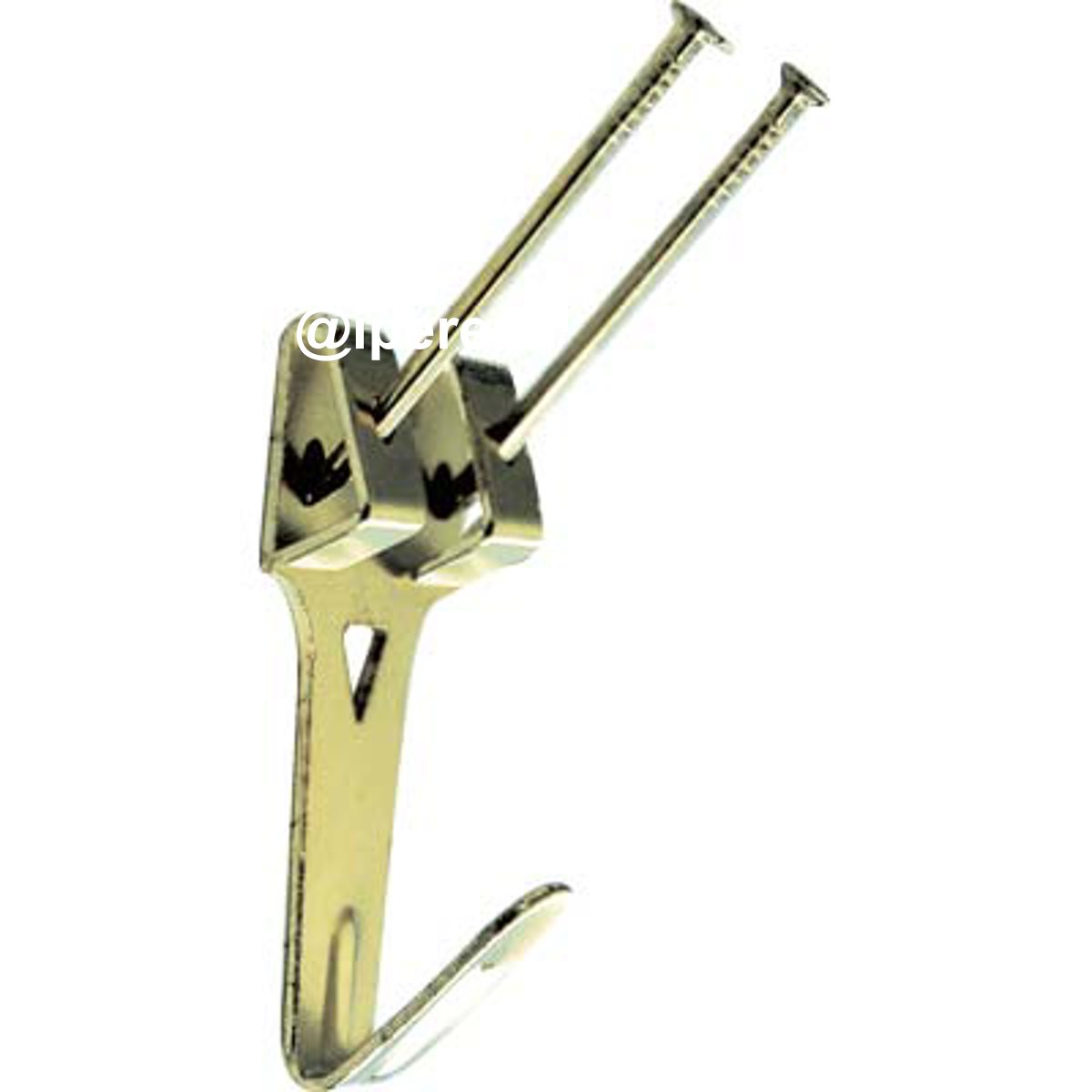 GANCIO QUADRO A X DOPPIO FERRO OTTONATO CF=PZ 5 N°3