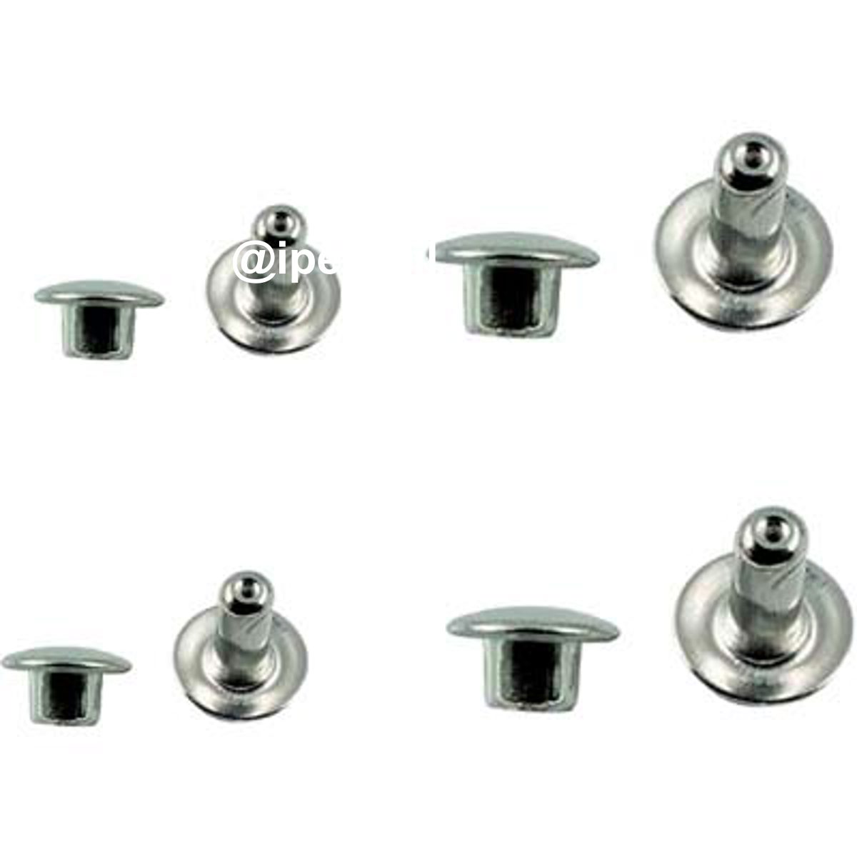 RIVETTO MASCHIO FEMMINA PRONTY ACCIAIO NICHELATO 033 CF=PZ 15