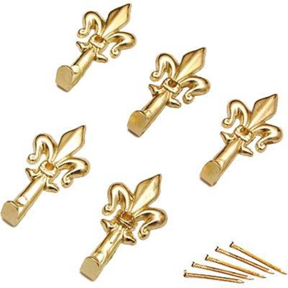 GANCIO QUADRO GIGLIO PRONTY FERRO ORO MM 33 CF=PZ 5