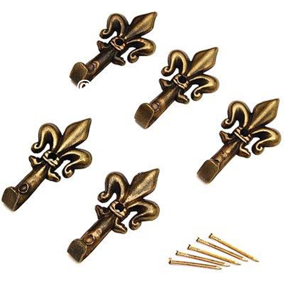 GANCIO QUADRO GIGLIO PRONTY FERRO BRONZO MM 33 CF=PZ 5