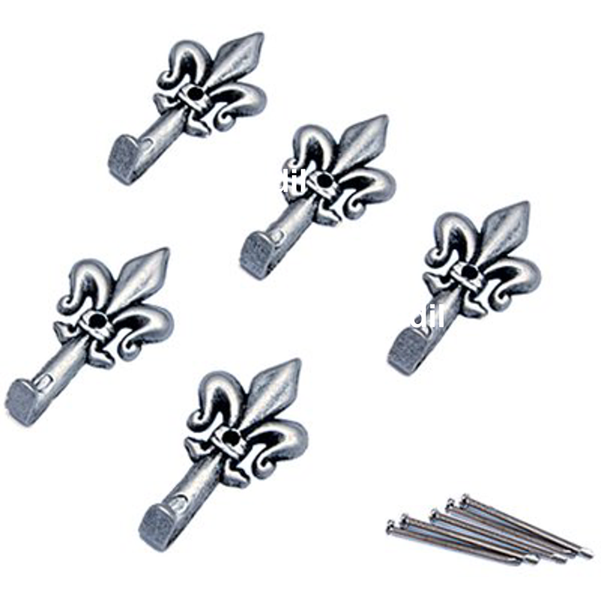 GANCIO QUADRO GIGLIO PRONTY FERRO ARGENTO MM 33 CF=PZ 5