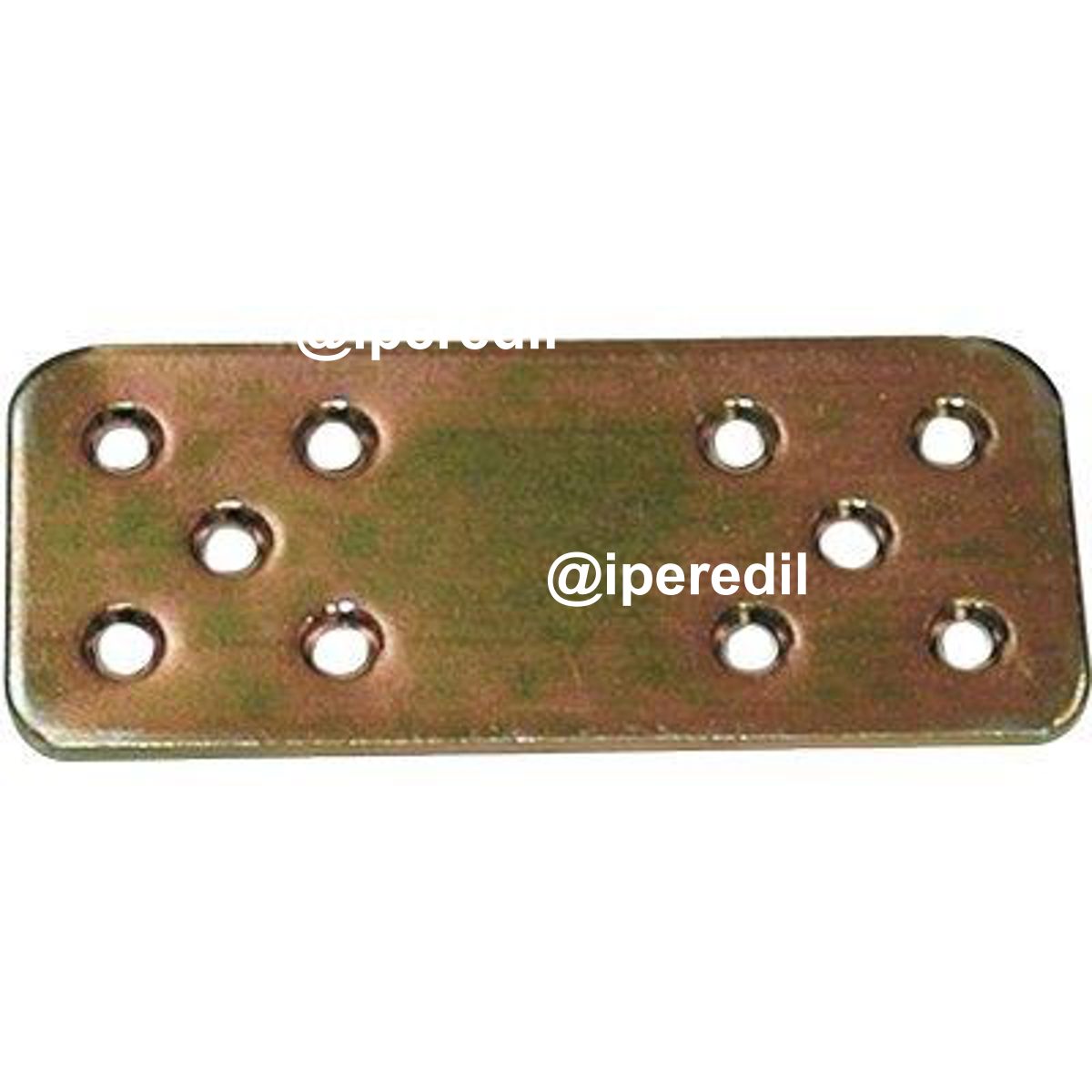 GIUNZIONE GAZEBO PESANTE DRITTA 789 ZINCATA GIALLA S.MM 2,5 MM 90X40