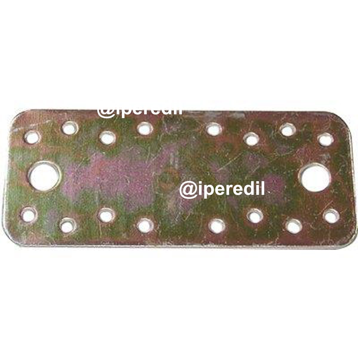 GIUNZIONE GAZEBO PESANTE DRITTA 873 ZINCATA GIALLA S.MM 2,5 MM 130X55