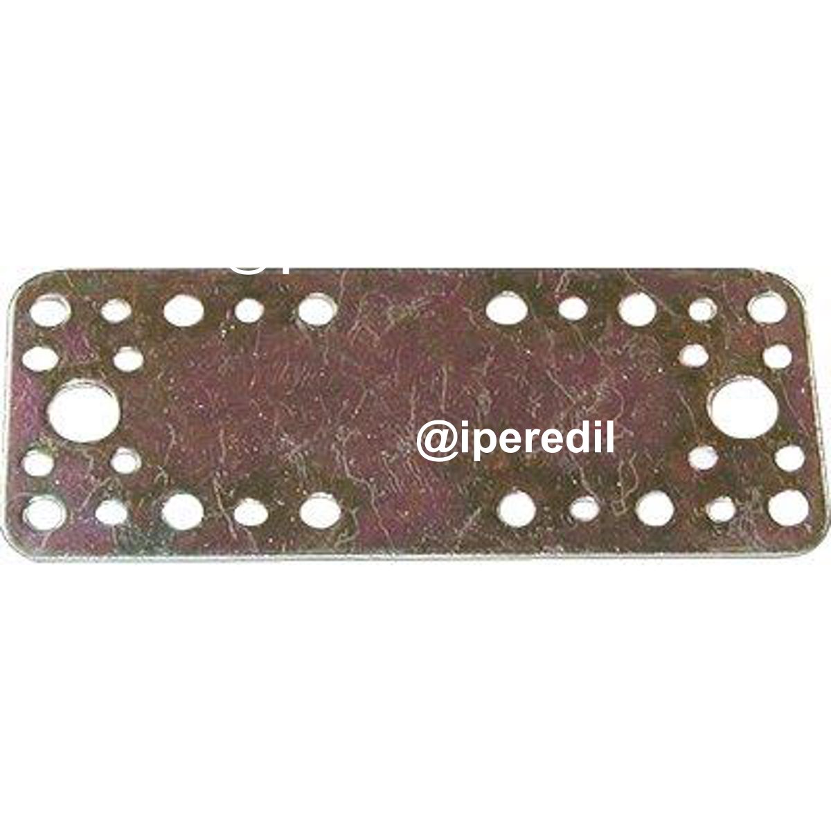 GIUNZIONE GAZEBO PESANTE DRITTA 791 ZINCATA GIALLA S.MM 2,5 MM 170X65