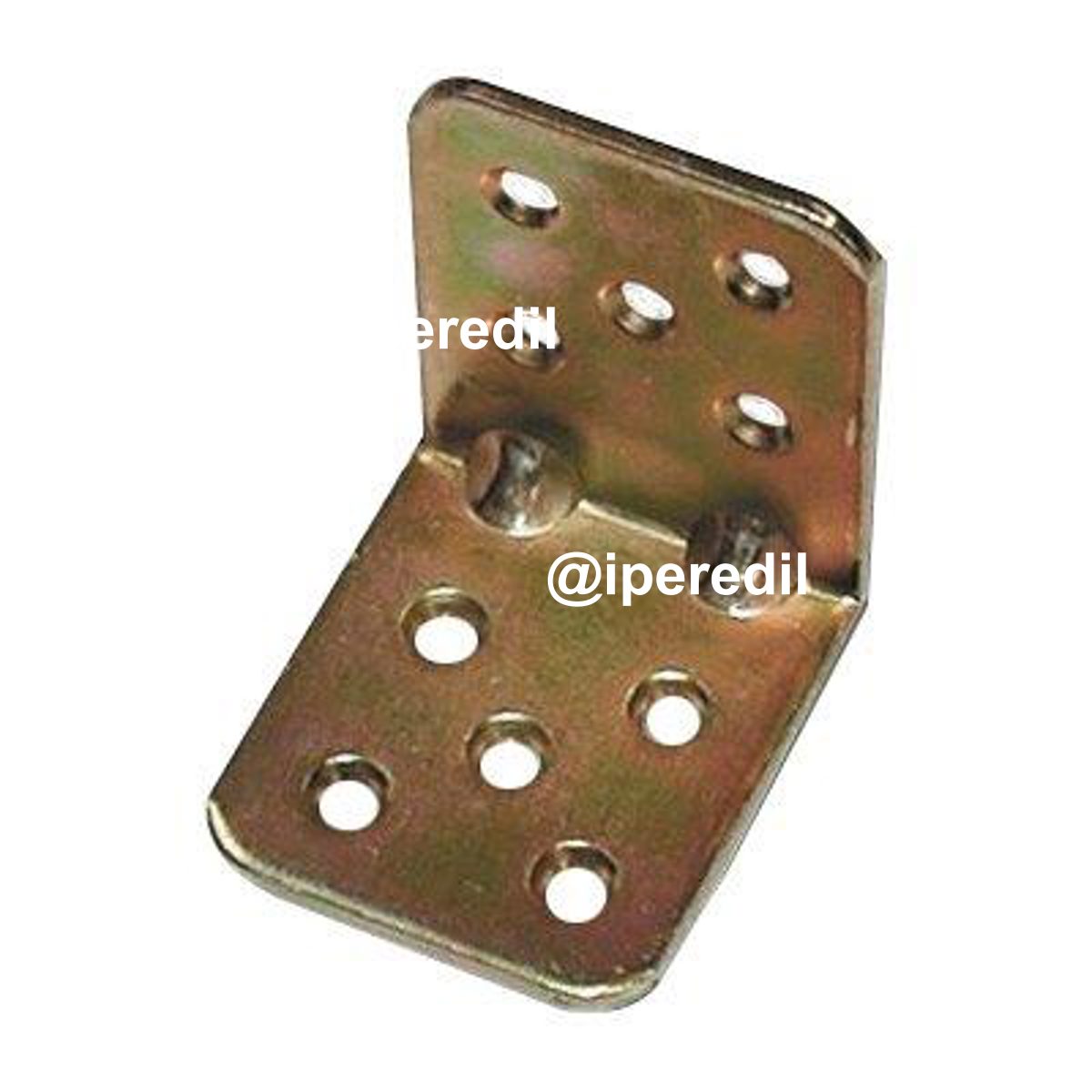 GIUNZIONE GAZEBO PESANTE ANGOLARE 790 ZINCATA GIALLA S.MM 2,5 MM 45X45X40