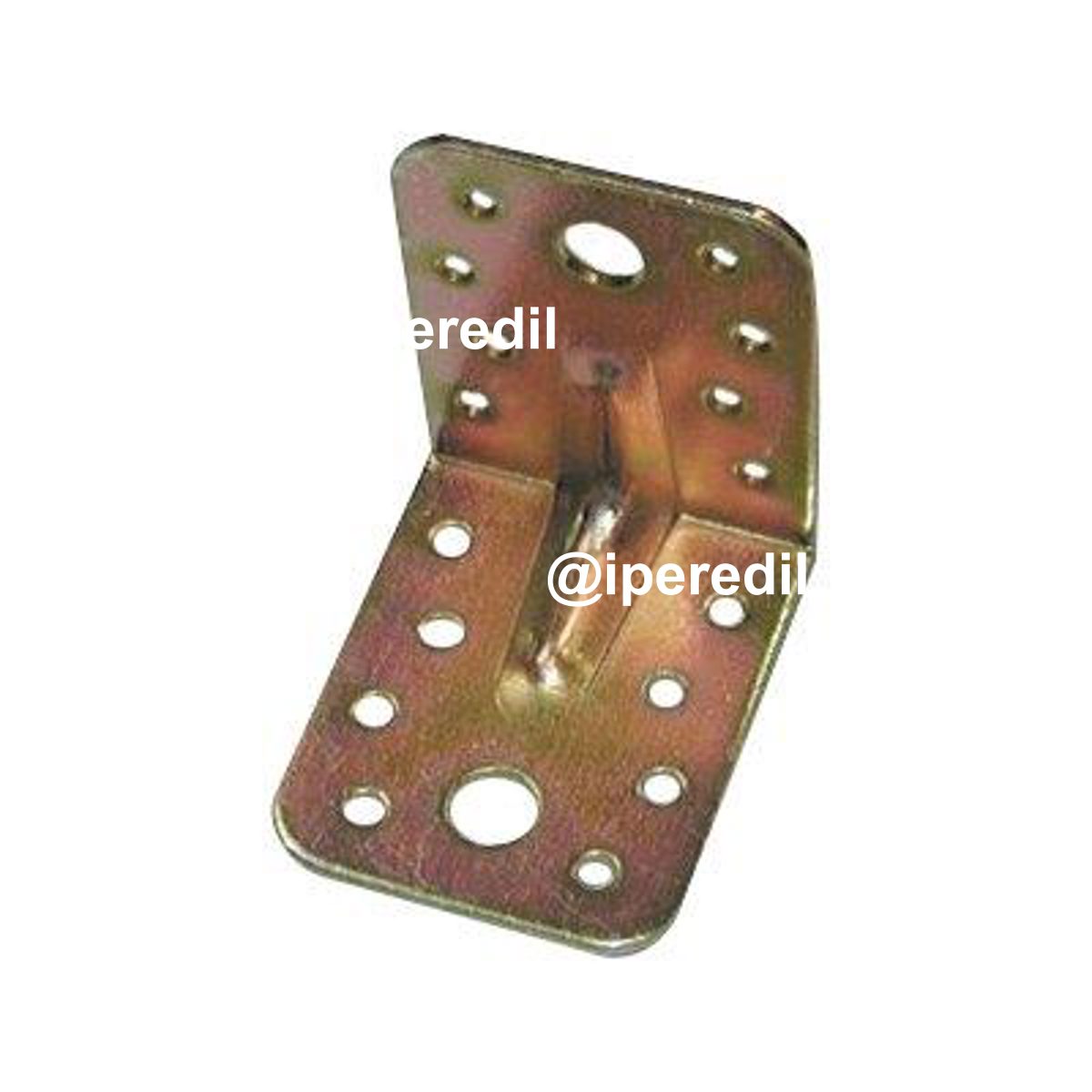 GIUNZIONE GAZEBO PESANTE ANGOLARE 874 ZINCATA GIALLA S.MM 2,5 MM 65X65X55