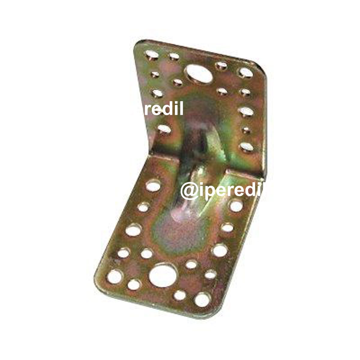 GIUNZIONE GAZEBO PESANTE ANGOLARE 792 ZINCATA GIALLA S.MM 2,5 MM 85X85X65