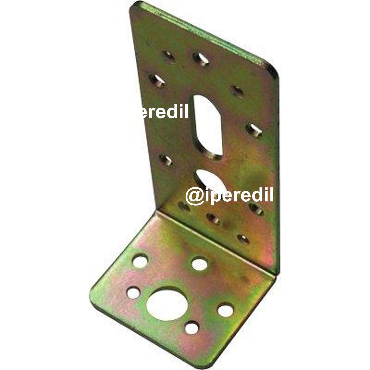 GIUNZIONE GAZEBO PESANTE ANGOLARE ASIMMETRICO 776 ZINCATA GIALLA S.MM 3,0 MM 45X 90X50