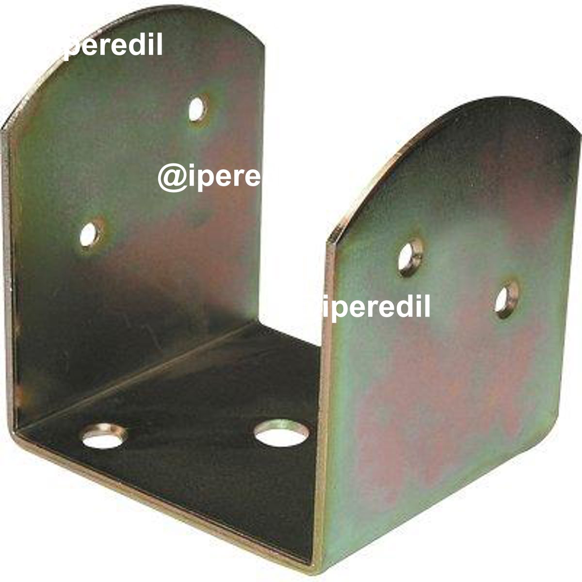 SUPPORTO GAZEBO A U 838 ZINCATO GIALLO S.MM 3,0 MM 45X80 H.MM 40