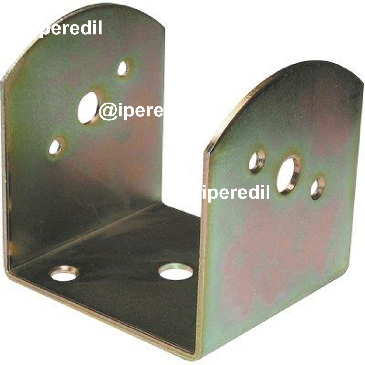 SUPPORTO GAZEBO A U 837 ZINCATO GIALLO S.MM 3,0 MM 90X90 H.MM 95