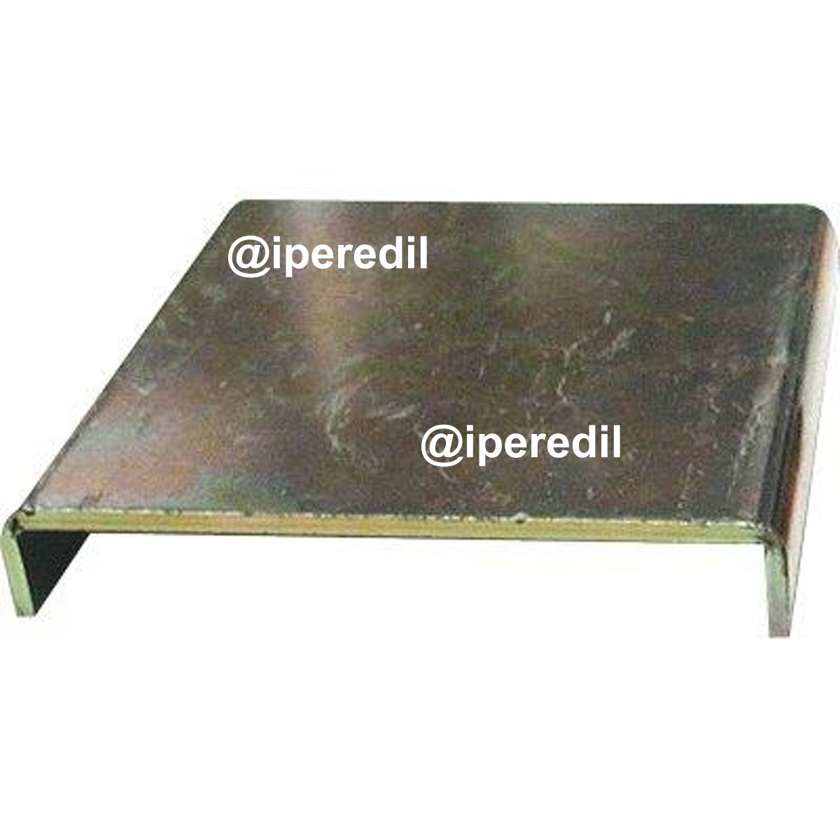 PIASTRA ALZA PILASTRO GAZEBO 855 ZINCATA GIALLA S.MM 3,0 MM 119X119