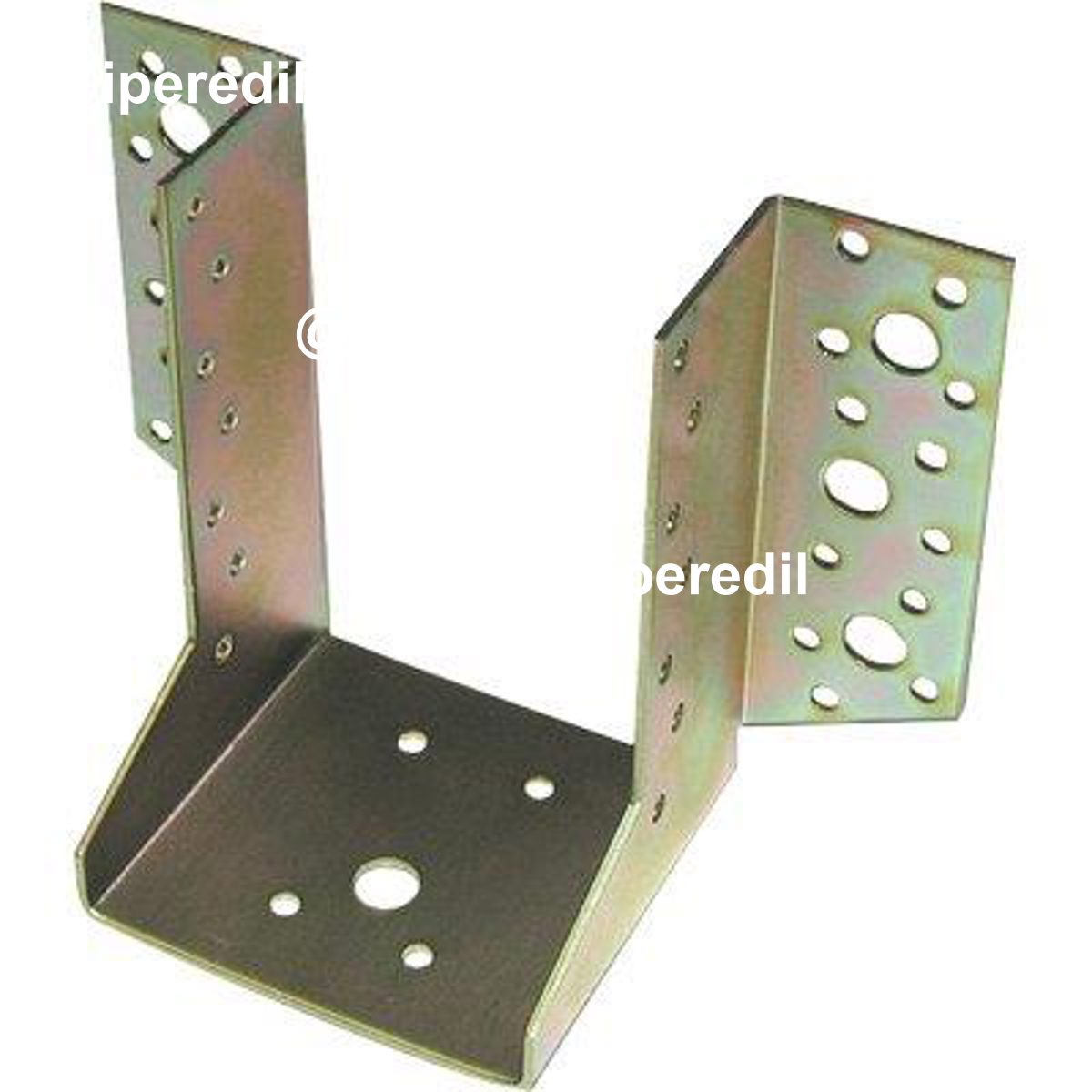 GIUNZIONE GAZEBO ESTREMITA ALI ESTERNE 797 ZINCATA GIALLA S.MM 2,0 MM 90X 85