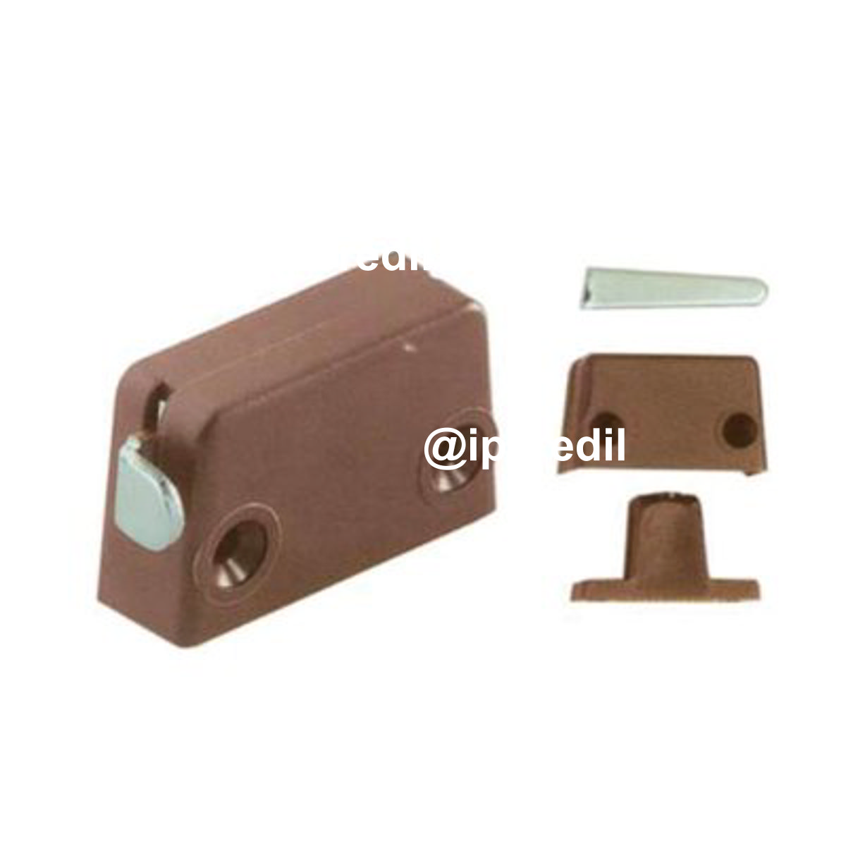 GIUNZIONE ASSEMBLAGGIO A CUNEO PLASTICA MARRONE MM 47X28X15