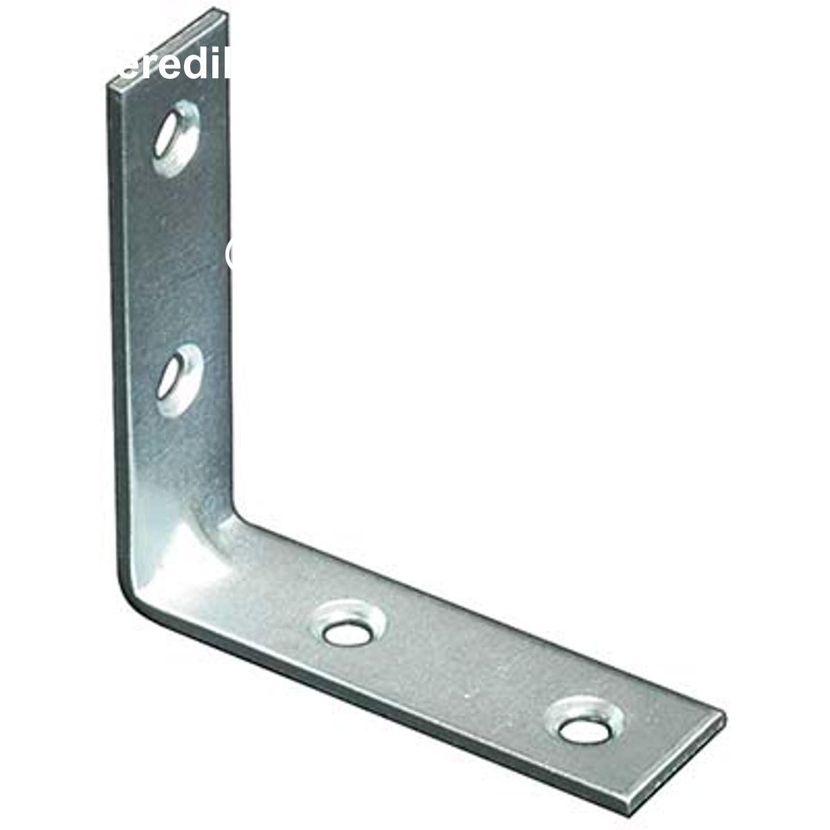 LASTRINA 4 FORI ANGOLARE ZINCATA S.MM 2,0 CF=PZ 100 CM 7X7X1,5