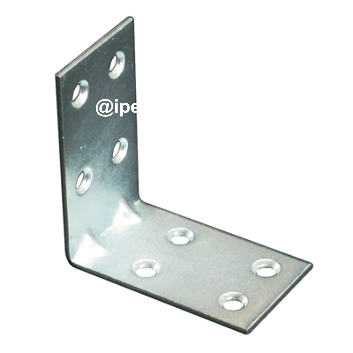 GIUNZIONE 8 FORI ANGOLARE ZINCATA S.MM 2,0 CF=PZ 50 CM 8X8X3