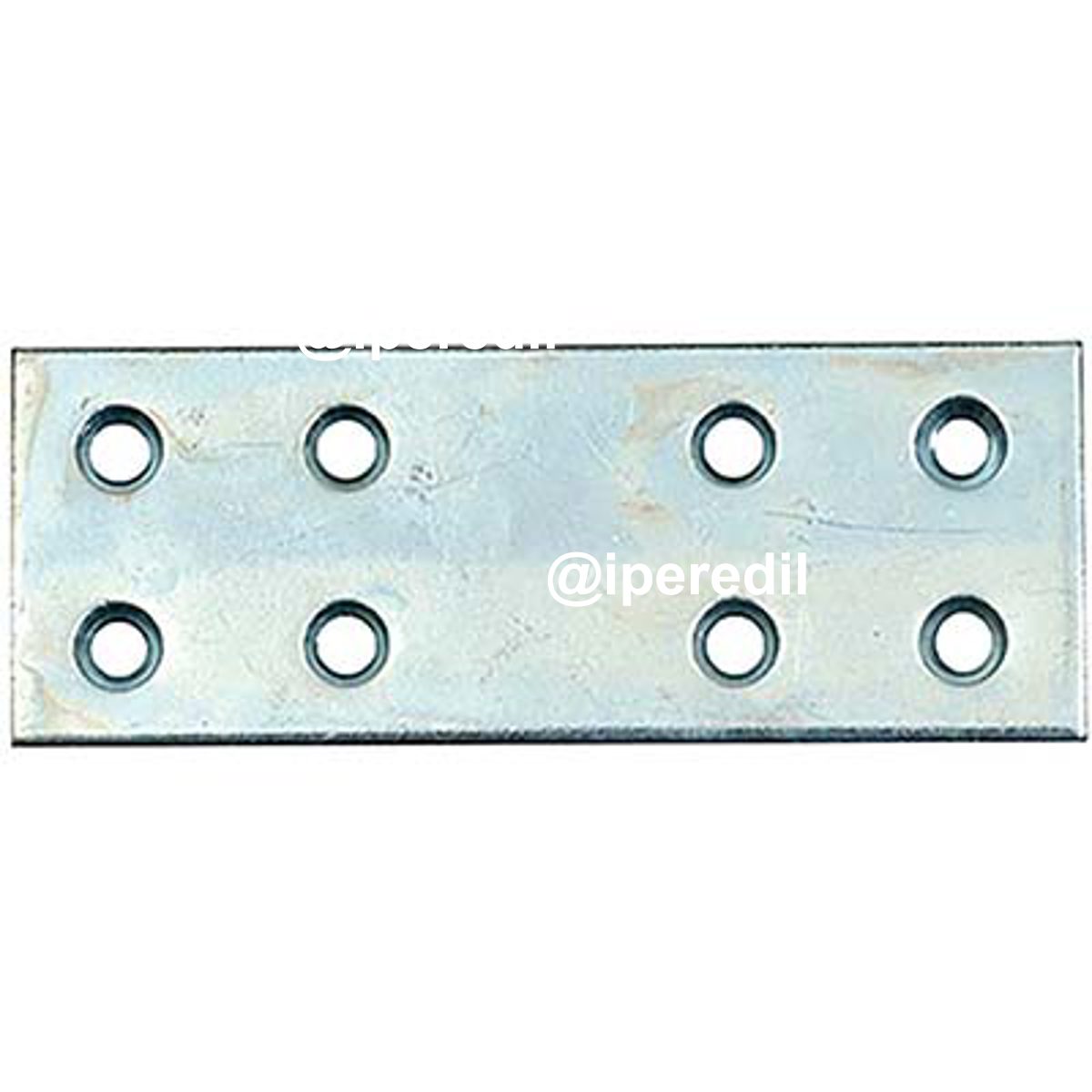 GIUNZIONE 8 FORI DRITTA ZINCATA S.MM 2,0 CF=PZ 50 CM 6X3