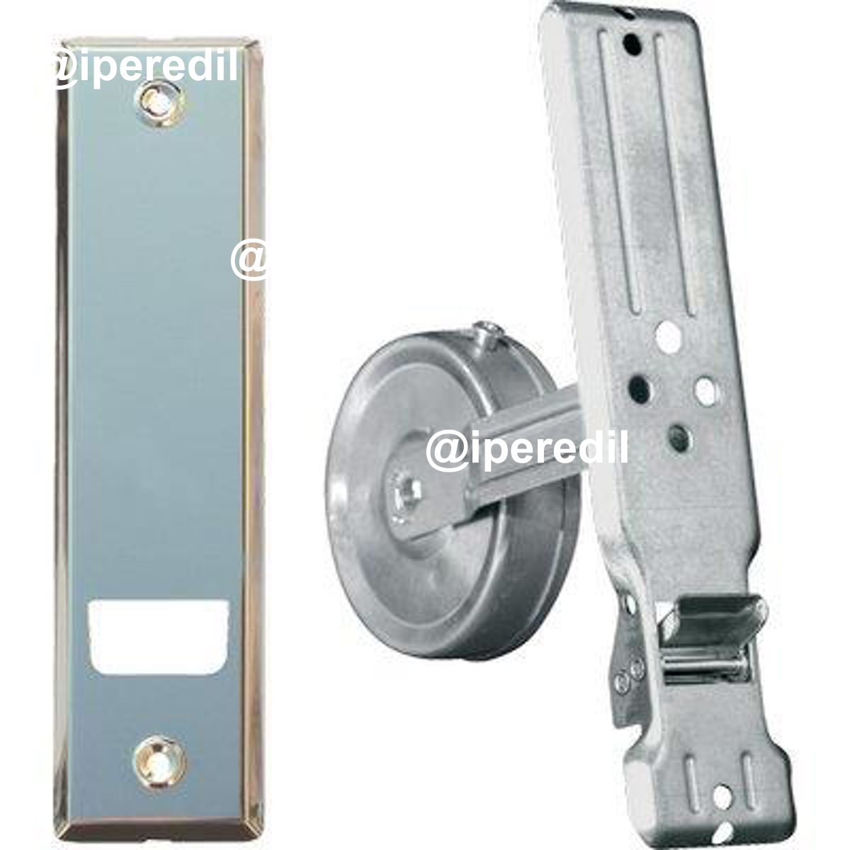 AVVOLGITORE INCASSO + PLACCA INOX ZINCATO I.MM 185 MT 6