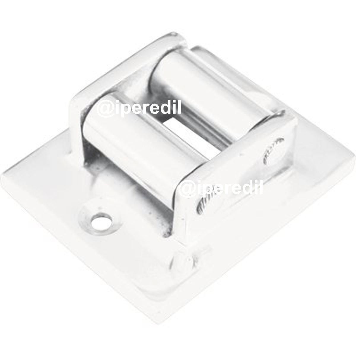 GUIDACINGHIA A RULLI FORI VERTICALI COTTALI OTTONE VERN BIANCO MM 45X60