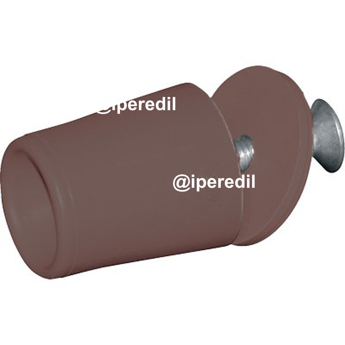 TAPPO ARRESTO X AVVOLGIBILI CONICO MM 40 MARRONE