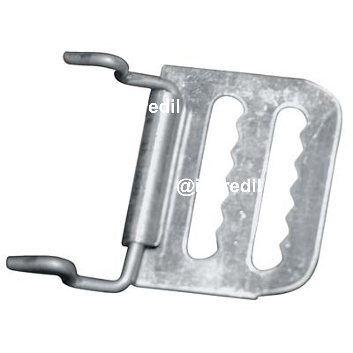 GANCIO ATTACCARULLO A FILO X AVVOLGIBILI ZINCATO MM 30X35