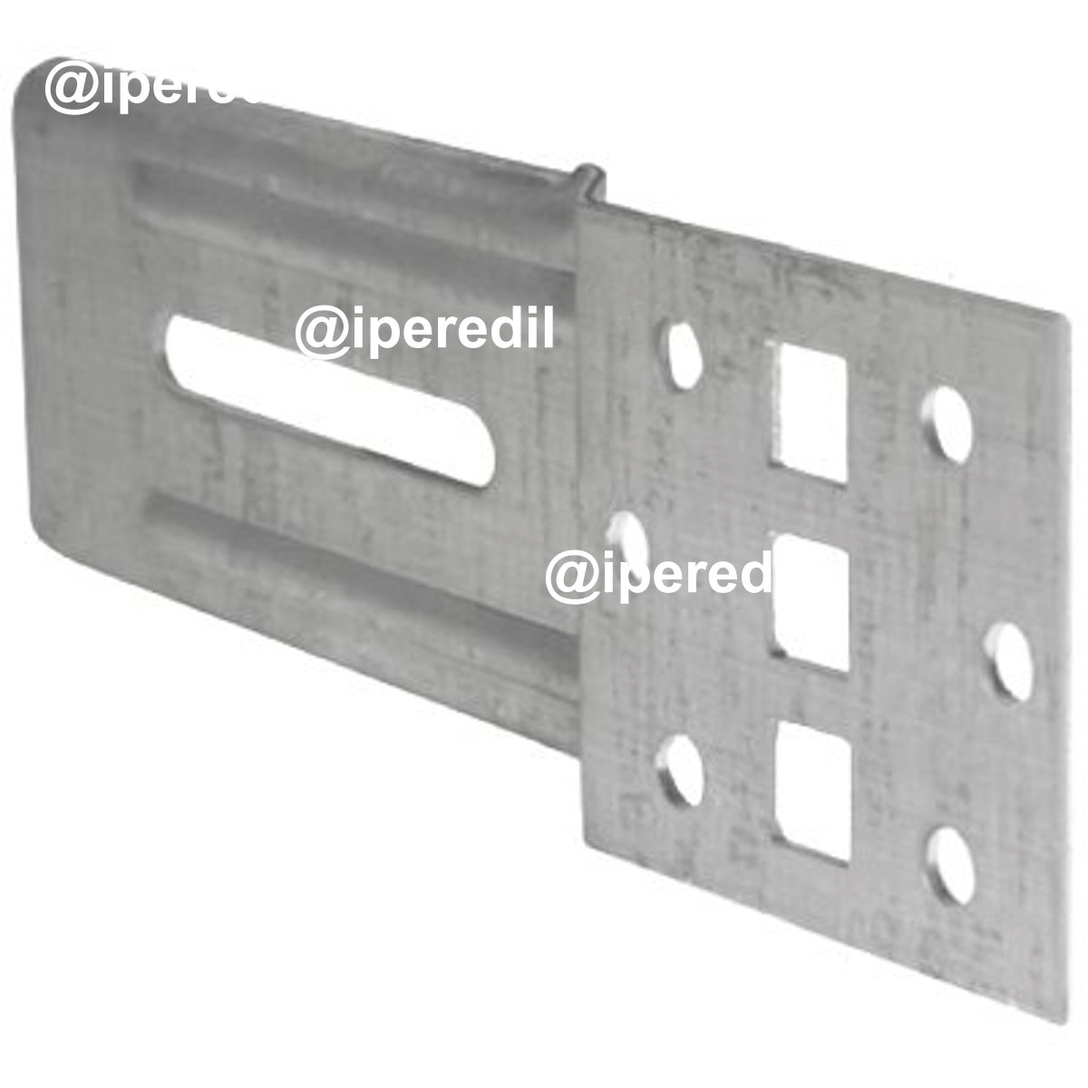STAFFA SUPPORTO MOTORE 3 FORI X RULLO AVVOLGIBILI A SQUADRA ZINCATO MM 165X47