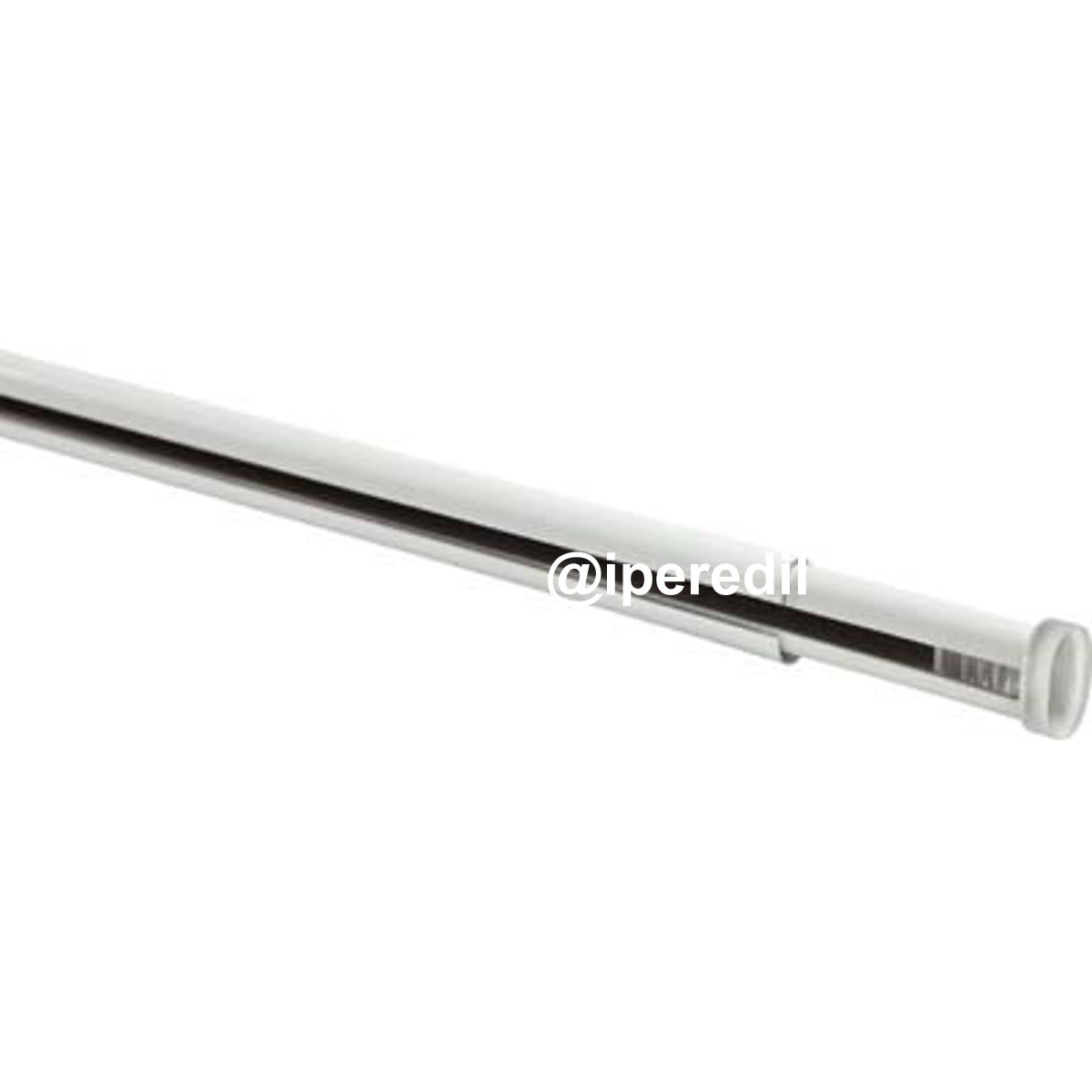 SOSPENSIONE REGOLABILE COLUMBIA ACCIAIO VERN BIANCO S.OVALE D.MM 14 CM 30/40