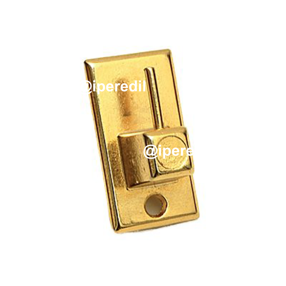 GANCIO BRIS BRIS METALLO PRONTY MM 18X32 ORO CF=PZ 2