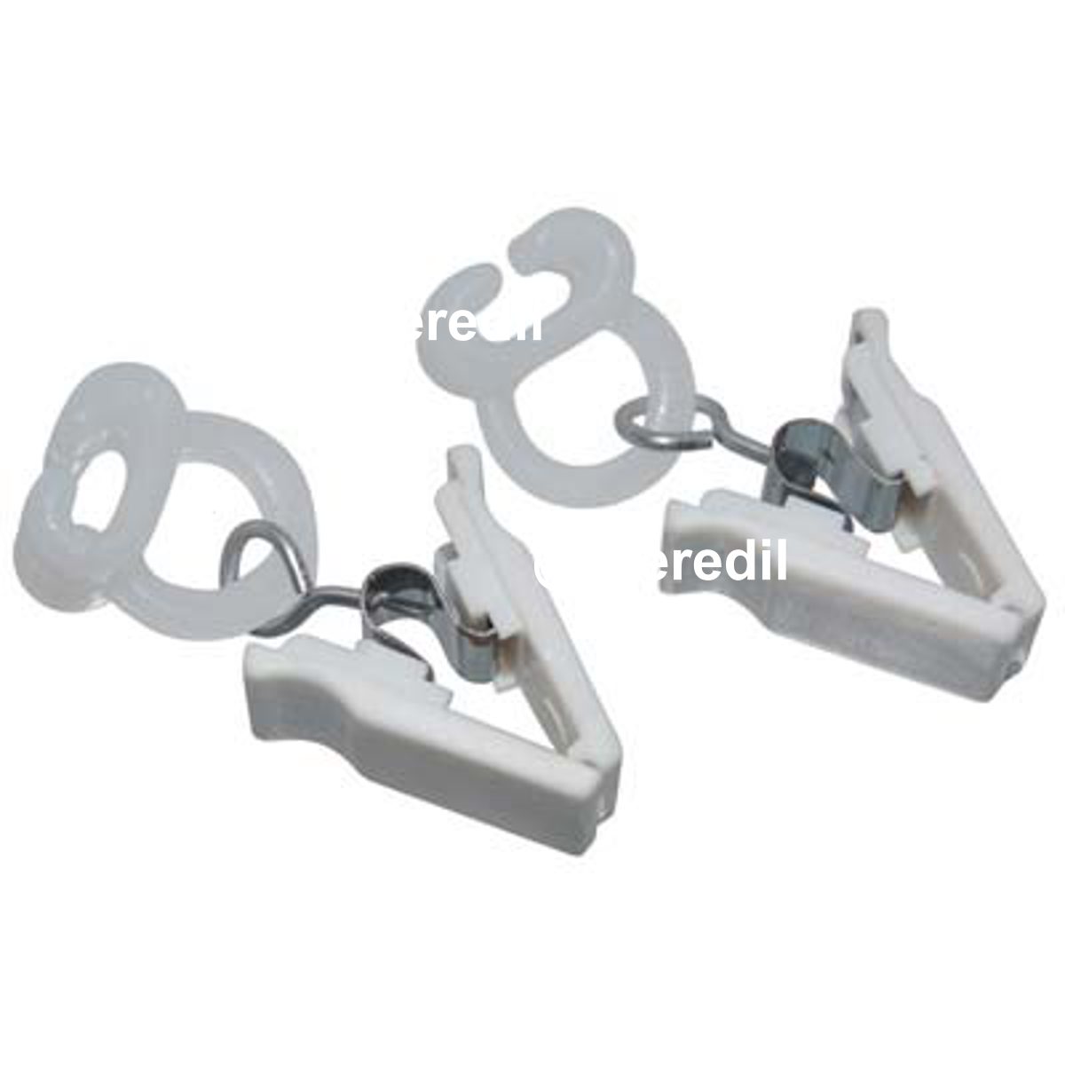 SCORREVOLE TENDA + PINZA GIREVOLE PLASTICA CF=PZ 100
