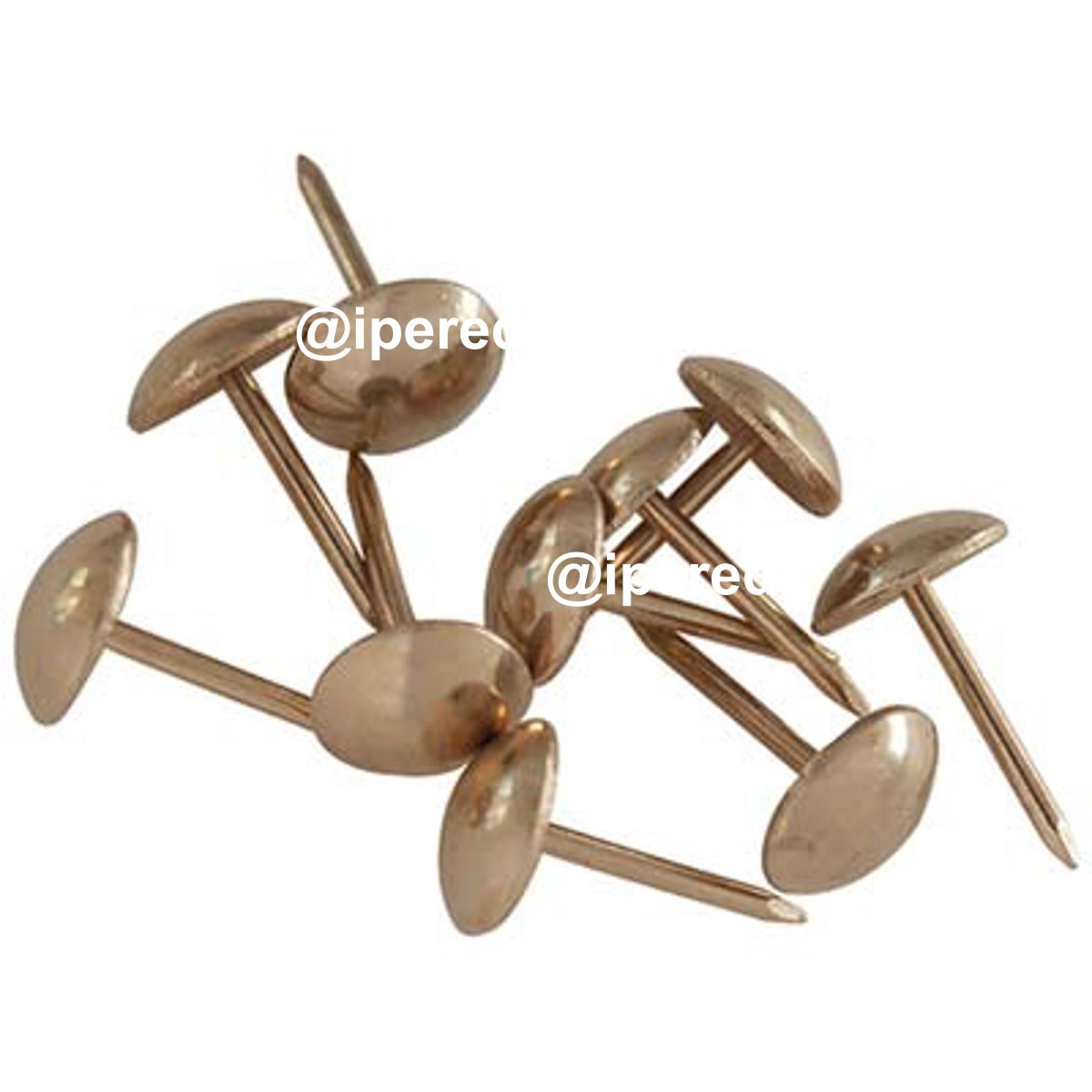 BULLETTA TAPPEZZIERE ACCIAIO OTTONATO CF=PZ 1000 MM 6,5X15