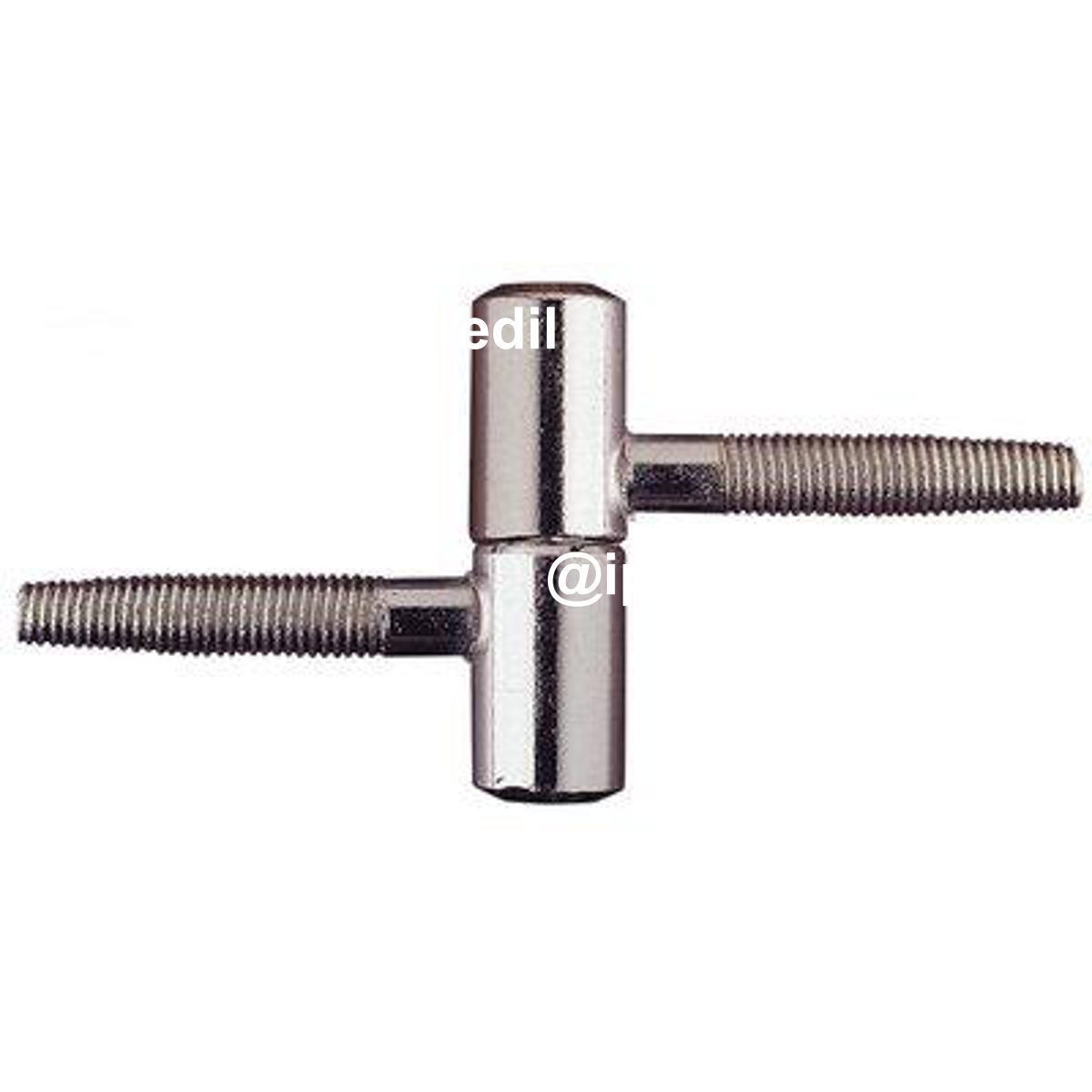 CERNIERA TIPO ANUBA ACCIAIO NICHELATO MM 14