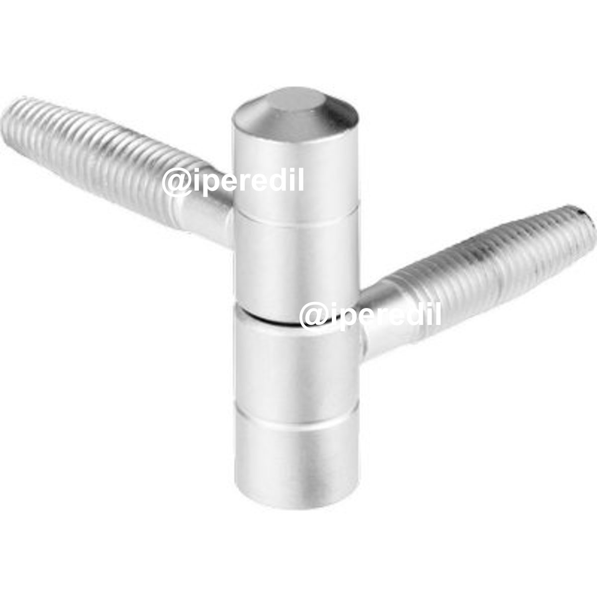 CERNIERA TIPO ANUBA 119 AGB ACCIAIO NICHELATO MM13