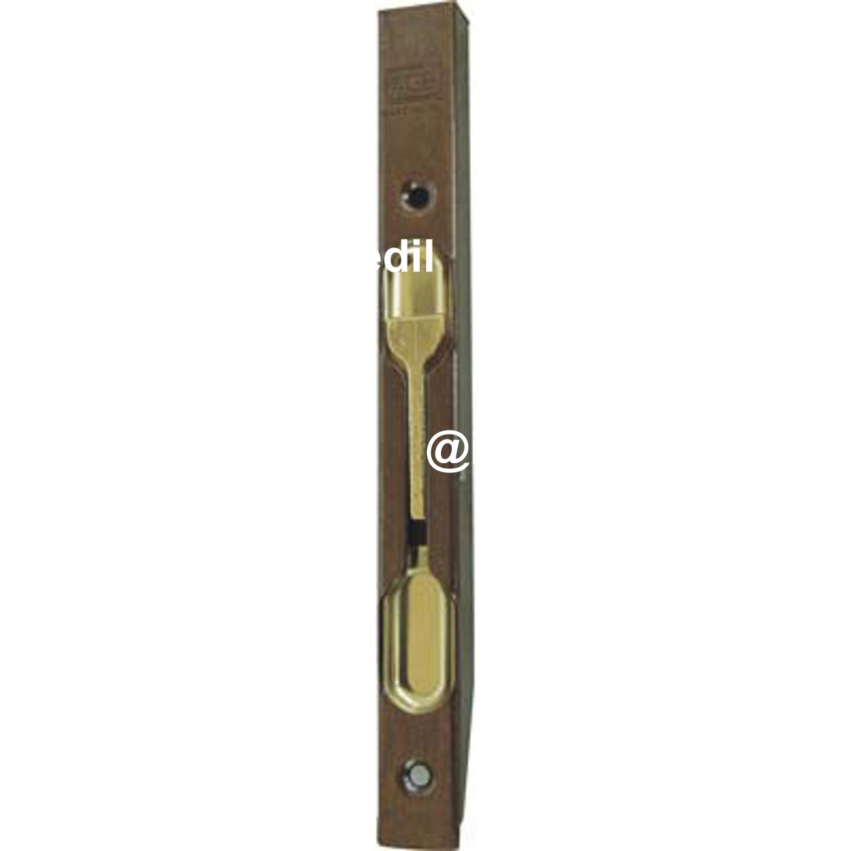 CATENACCIO INCASSO LEGNO A LEVA PESANTI ACCIAIO BRONZATO MM 16X13 CM 15