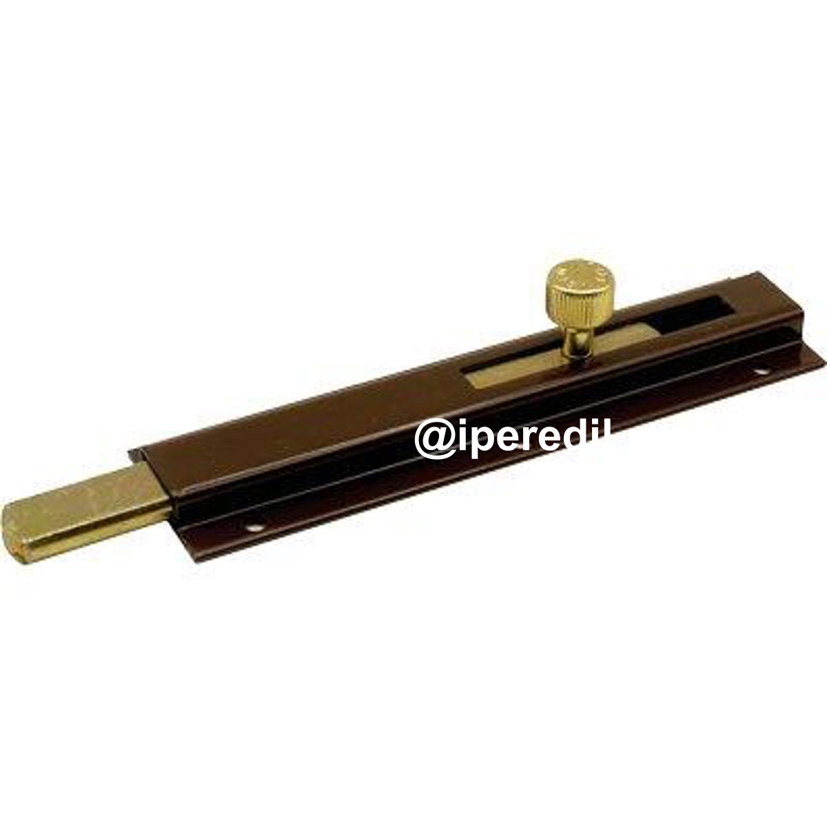 CATENACCIO VERTICALE RICOPERTO A FISSARE 34 IBFM VERN. MARRONE PIASTRA LARGA MM 40 MM 6X16 CM 20