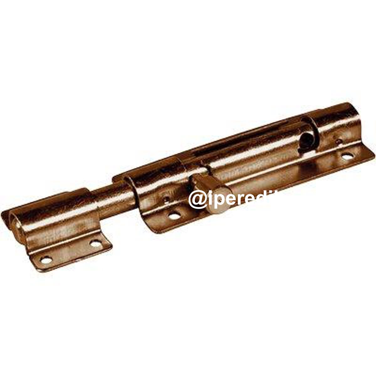 CATENACCIO PORTALUCCHETTO TONDO PESANTE 63 IBFM BRONZATO PIASTRA MM 40 CM 10/15