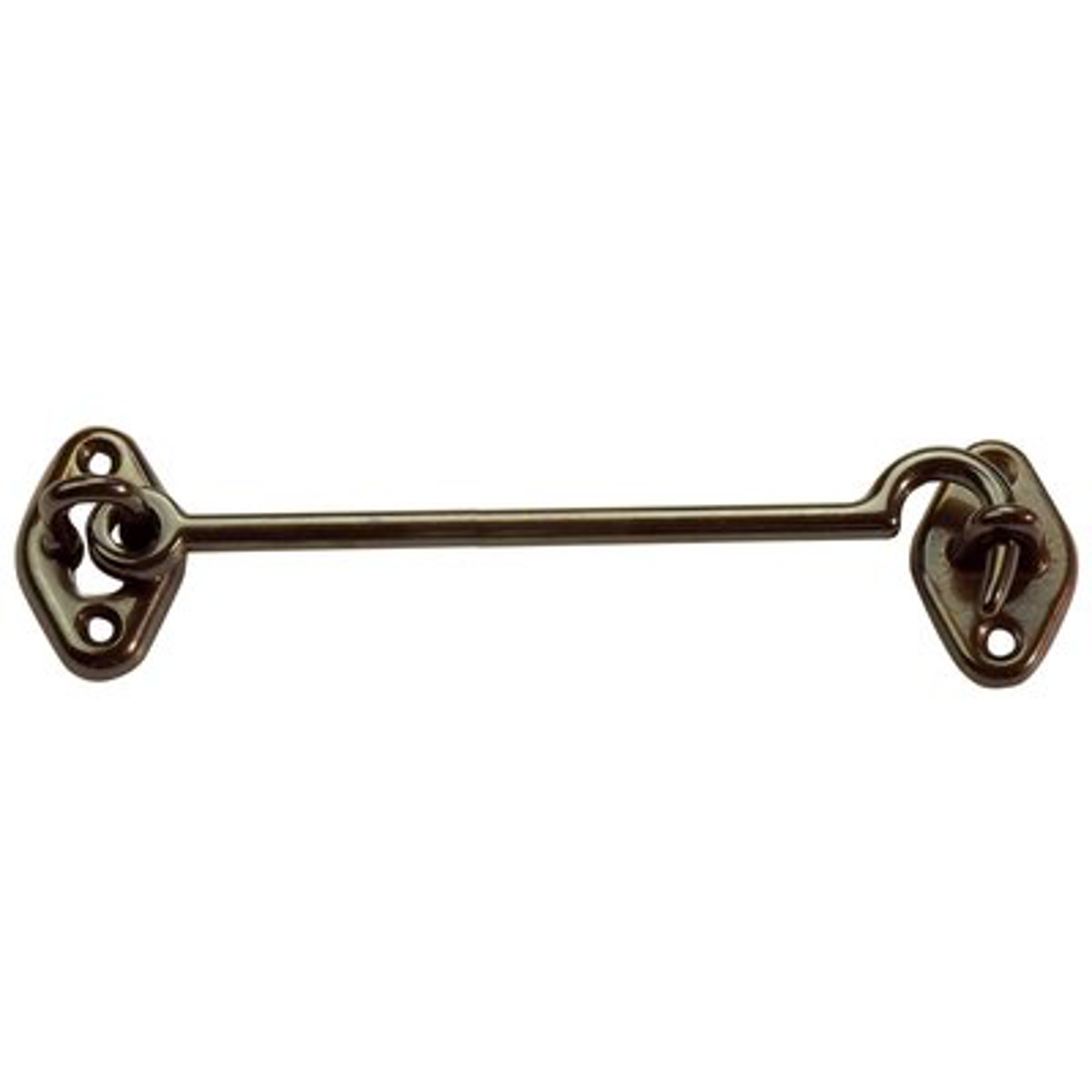 FERMAPERSIANE A GANCIO OTTONE BRONZATO + PIASTRINA MM 120