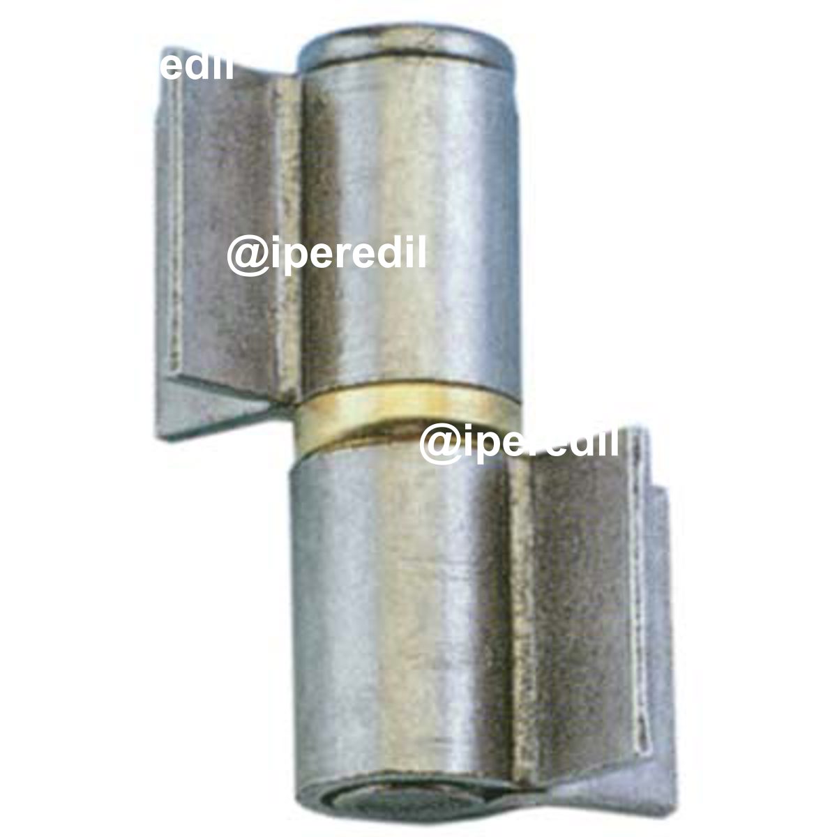 CERNIERA 2 ALI APERTE A SALDARE 120 COMBI PERNO SFILABILE E CUSCINETTO MM 90